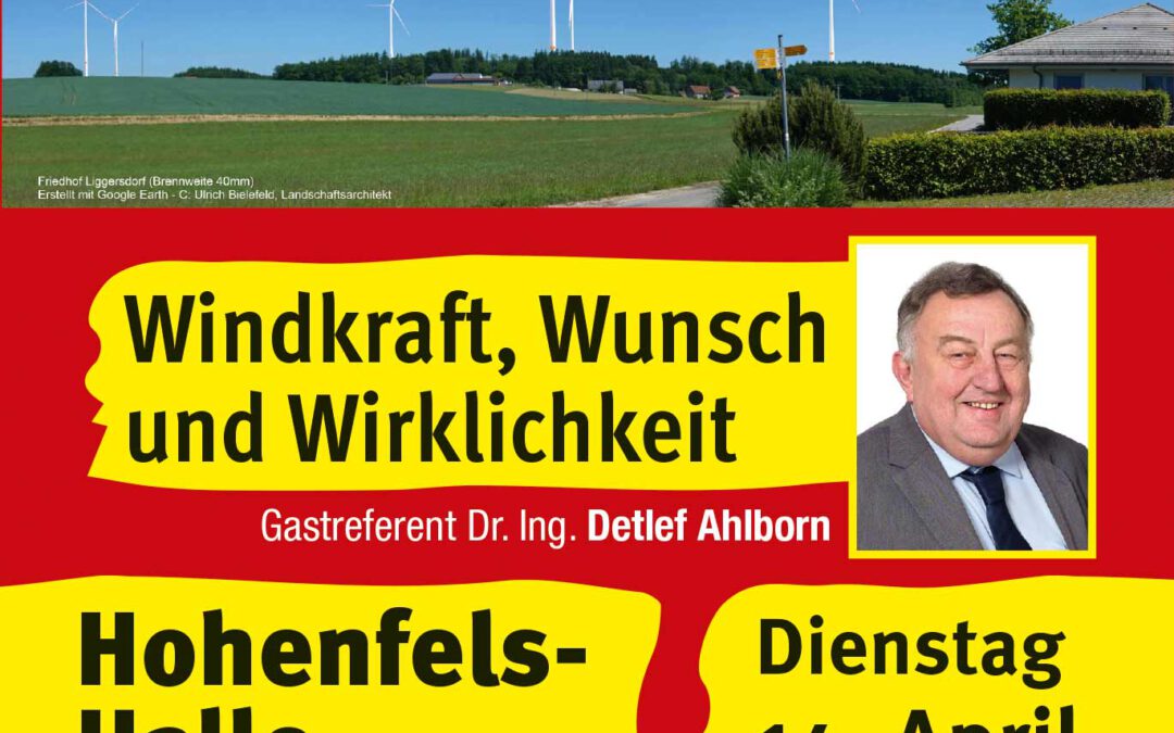 Windkraft, Wunsch und Wirklichkeit